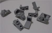 Lego 79389 6362975 Plate 1X1 W/ 1.5 PLATE 1X2 Downwards Medium Stone Grey x10