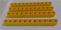 LEGO TECHNIC 32525 6028107 1x11 Beam Bright Yellow x4
