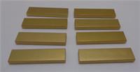 LEGO Pieces & Parts 2431 6332155 Flat Tile 1x4 Metallic Gold x8