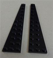 LEGO Spares 47398 47397 4209003 4209013 12X3 Left & Right Wing Black x1 Pair