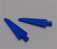 Lego Parts 64727 6529491 Sword Spike flexible 3.5L Blue x2