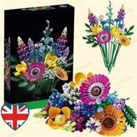 Wildflower Bouquet Set, Artificial Flowers with Poppies 10313 Icons 2025