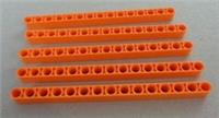 LEGO TECHNIC Spares 6358259 - 32278 1 x 15 Beam Bright Orange x5