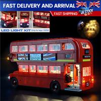 LED Light Lighting USB Kit ONLY For-Lego London Bus 10258 Bricks-Building Blocks