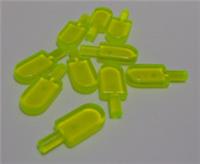 LEGO 30222 32981 6216057 Ice Lolly Clear Florescent Green x10