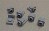 LEGO 36840 - 6335328 Plate 1X1, W/ 1.5 Plate 1X1 Upwards Medium Stone Grey x7