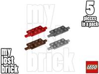 LEGO - Part 30157 - Plate 2x4 with Pins on Ends (Pack of 5) + NEW +SELECT COLOUR
