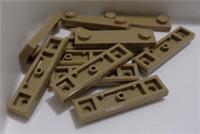 LEGO 41740 - 6257599 PLATE 1 x 4 WITH 2 STUDS Sand Yellow x12 Parts & Pieces