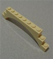 LEGO 6108 - 18838 - 6246845 Arch 1X12X3 Tan x1 Bricks & Pieces & Parts