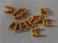 LEGO TECHNIC Spare Parts 6348019 - 3711 Chain Link Gold x10**