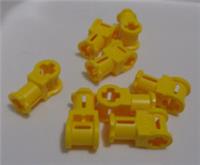 LEGO TECHNIC 4107800 - 6375678 32039 Catch With Cross Hole Bright Yellow x8