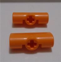 LEGO TECHNIC 6358255 - 71682 Bowed Panel 2x3x1 Orange x2