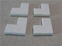 Lego 14719 - 6058329 Flat Tile Corner 2x2 White x4 Bricks & Pieces & Parts