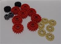 LEGO TECHNIC 32270 4177431 4565452 6100930 6012451 Mixed Cogs Red/Black/Tan x18