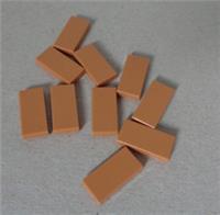 Lego Bits 3069 - 6021997 1x2 Plate Smooth Flat Tile Medium Nougat x10