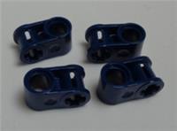 LEGO TECHNIC 6536 - 6434414 cross block 90 axle/pin Earth Blue x4