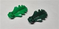 LEGO 2682 Plant Plate, Round 1x1 with Curved Upright Leaf Pack of 30 BRAND NEW.