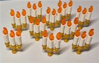 LEGO 37762 37775 73117 Candelabra's , Candle with Flames Fire Pack of 10 NEW.