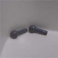 LEGO Part 6364352 / 22484 Bar 1L With Tow Ball, Dark Stone Grey x2