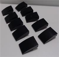 Lego Parts & Pieces 24309 6147790 Brick Curved Slope 2x3 Black x10