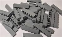 Lego 3009 Brick 1x6 Dark Grey Pack of 10 BRAND NEW.