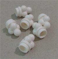 LEGO Parts 6254 White Ice Cream Scoops x6