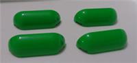 LEGO Parts & Pieces 4045 6458988 Slope Curved 1x4 Rounded Ends Bright Green x4