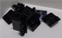 LEGO Bits 6134 4124096 Rocking Plate 2x2 Black x10
