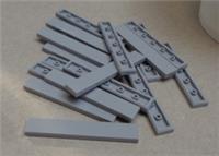 LEGO Parts & Pieces 4211549 - 6636 Flat Tile 1x6 Medium Stone Grey x21