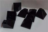 Lego 3045 - 4189064 Brick 2x2 Roof Corner Slope Black x8 Pieces & Parts**