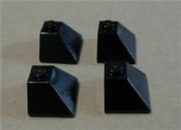 Lego 3045 - 4189064 Brick 2x2 Roof Corner Slope Black x4 Pieces & Parts**