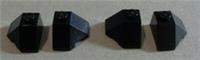 LEGO 13548 - 6176768 2 x 2 Roof Slope 45 Corner- Black x4 **