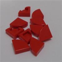 LEGO 25269 - 6170390 1x1 1/4 Circle Flat Tile Red x10 Parts&Pieces**