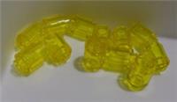 LEGO Pieces & Parts 35390 - 3062 6238674 1X1 Round Brick Transparent Yellow x12