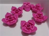 LEGO 15469 6050927 Round 2x2 Brick With 4 Petal Base Axle Hole Dark Pink x6