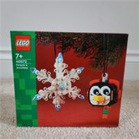 Lego 40572 Penguin & Snowflake Seasonal Brand New Sealed Box Free Postage