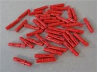 LEGO TECHNIC Spares 6209519 11214 Pin 3L Friction Ridges with Cross Axle Red x41