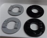 LEGO 18939, 18938 Technic Turntable Large Type 3 Top & Base 60 Tooth X2 Pair