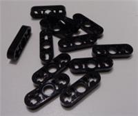 LEGO TECHNIC 4107828 - 6632 Liftarm 1 x 3 Thin Lever Black x12