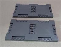 LEGO 73675 Road Plate 8X16X2/3 Extending Plate Dark Stone Grey x2