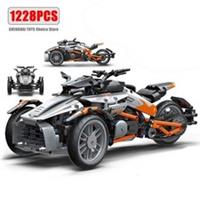 1228Pcs City Technical Motorcycle Building Block