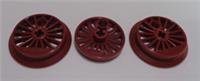 LEGO 85489 85489a 85489b Train Steam Locomotive Spoked Wheels Dark Red x1 set