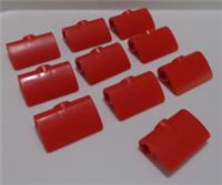 LEGO TECHNIC 6381442 71682 Bowed Panel 2x3x1 Red x10