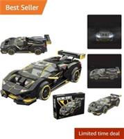 Exciting 360PCS Supercar Building Set - Fun DIY Model for Teens and Adults