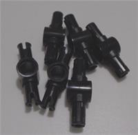 LEGO TECHNIC 87082 6366229 Pin 3L Friction Ridges & Centre Pin Hole Black x6