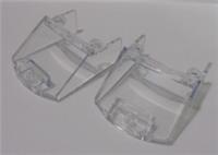 Lego Parts & Pieces 6486328 35300 WINDSCREEN 4X5X1, 1/3 W/ STUDS Clear x2