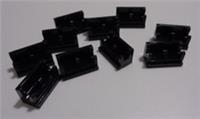 LEGO Spares 3937 393726 Hinge Base 1x2 Black x10