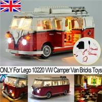 LED Light Kit Camper Van Lighting Technic Bricks Only For Lego 10220 VW T1 UK