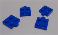 LEGO Parts & Pieces 19954 - 73983 Hinge Plates 1x4 Blue x4
