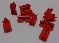 LEGO Spares 3938 6534944 Rocking Plate 1x2 Red x10